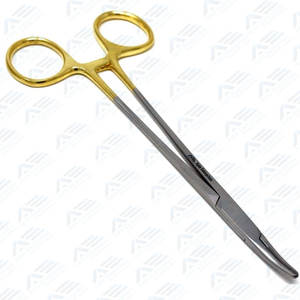 Porte-aiguilles incurvé Heaney TC 15,24 cm avec inserts en carbure de tungstène et anneaux dorés à mécanisme de verrouillage - Product Image 6