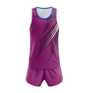 Maillot et short de course style moderne 2026 – Nouveau design, résistant à la transpiration, uniforme de piste et de terrain, vêtements de sport personnalisés - Product Image 5