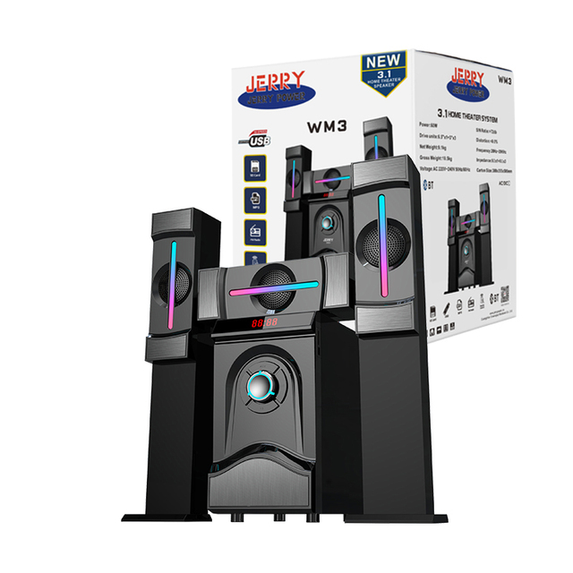 New Design Home Theatre Sound Music System Audio Speaker With USB SD FM BT