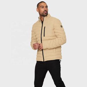 Latest Style Puffer Jacket for <b>Men</b> Stand Collar Casual Outwear High Quality Jackets with embroidery logo - Product Image 3