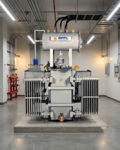 หม้อแปลงไฟฟ้าแบบระบายความร้อนด้วยน้ำมันขั้นสูง 20kV ถึง 400V แบบเปลี่ยนแท็ปนอกโหลด ขดลวดทองแดง มาตรฐาน IS IEC - Product Image 1