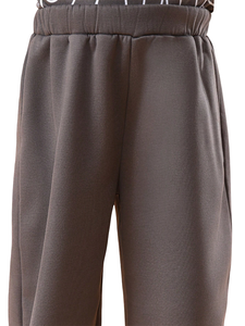 Conjuntos de Sudadera con Capucha de Forro Polar Sólido Estilo Urbano de Invierno para Niños, 100% Algodón, Oversize, Casual, Hombros Caídos, Chándales Ajustados - Product Image 6