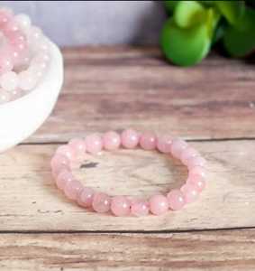 Natural Rose Quartz <b>Crystal</b> <b>Bracelet</b> Rose Quartz Healing <b>Crystal</b> Bead <b>Bracelet</b> Handmade Rose Quartz Gemstone <b>Bracelet</b> Natural Cr - Product Image 2