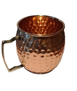 Taza de cobre de mula de Moscú con diseño martillado, tazas de cobre sólido para el hogar y el Bar, cerveza, cóctel, artículos para beber, taza de cobre - Product Image 1