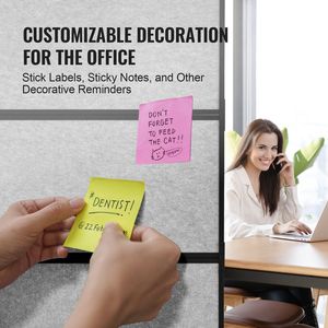 Divisor de Oficina de 2 Paneles, Separador de Pared Independiente, Divisor de Privacidad para Reducir el Ruido, Separador de Oficina - Product Image 4