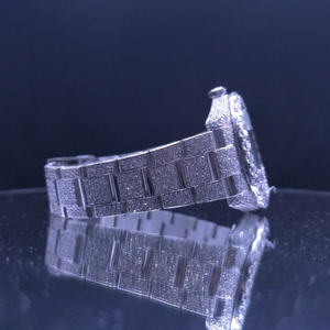 Best premium Quality Hot Selling Business Square <b>Case</b> Moissanite <b>Watch</b> Men's Stainless Steel Iced Out - Product Image 6