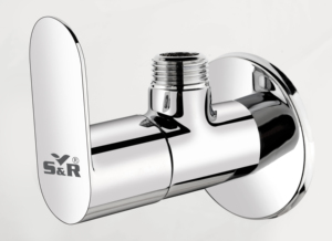 Robinet d'angle en laiton de qualité supérieure pour salle de bain, robinet de contrôle d'eau robuste, résistant à la corrosion, fixation murale, pour une utilisation longue durée - Product Image 3