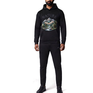 Survêtement d'hiver pour homme le plus vendu, broderie personnalisée de qualité supérieure, 100 % coton, décontracté, élégant, confortable et respirant - Product Image 1