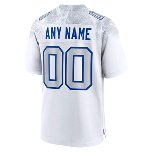 Camiseta Deportiva de Fútbol Americano Unisex con Cuello en V, Color Blanco, Camiseta para Hombre con Paneles de Malla, Tela Ligera y Transpirable, Camiseta para Mujer - Product Image 3