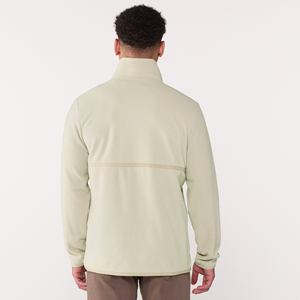 <b>Men's</b> Stretch Nylon <b>Half</b> <b>Zip</b> Outdoor <b>Jackets</b> Raglan Sleeve Kangaroo Pockets Hiking <b>Jackets</b> With Chest Pockets - Product Image 2