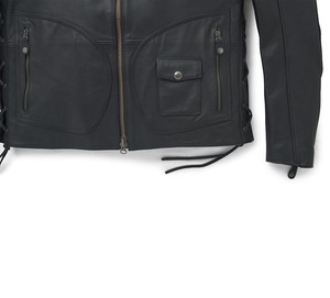 Veste de moto en cuir Panhead III pour homme - Product Image 3