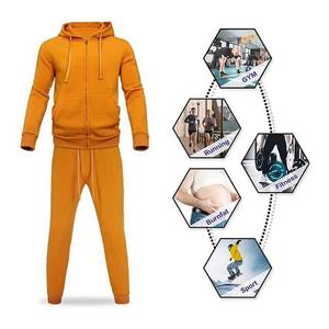 Customized Printed Zipper Men's SweatSuit 100% Cotton Eco-Friendly Winter Sportswear for Jogging Casual wear unisex suits - Product Image 6
