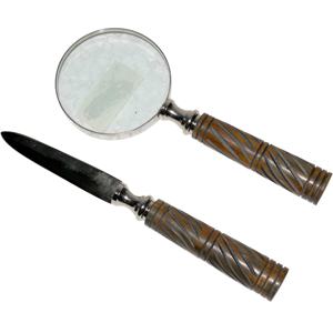 Venta al por mayor Vintage Look Eye Glass Metal Nuevo diseño 2025 Lupa de alta calidad Color bronce Diseño antiguo Artesanía India - Product Image 1