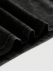 Custom Logo Tee Vintage Blank Plain <b>Tshirt</b> Cotton Stone Washed T-Shirt Printing Men Acid Washed T Shirt - Product Image 5