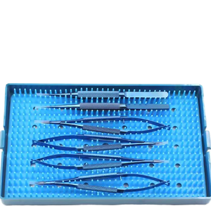 Juego de Instrumentos de Sutura Microquirúrgica Ortopédica de Alta Calidad, Acero Inoxidable Alemán, Manual, Reutilizable, Certificado CE, Kit con Certificación CE ISO - Product Image 1