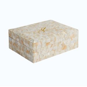 Mother of Pearl Inlay Jewelry <b>Box</b> Rectangular Tessellated Shell Decorative Storage <b>Keepsake</b> <b>Box</b> Handmade Gift <b>Box</b> Wholesale - Product Image 1