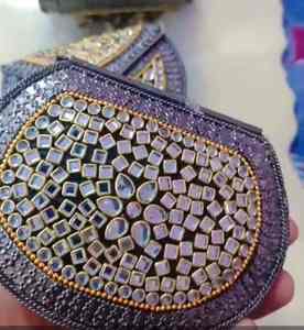 Newest Metal Designer <b>Bag</b> Mosaic Metal <b>Bag</b> <b>Woman</b> Unique Clutch <b>Gold</b> Plated Luxury Clutch <b>Women's</b> Wedding Creative Design - Product Image 2