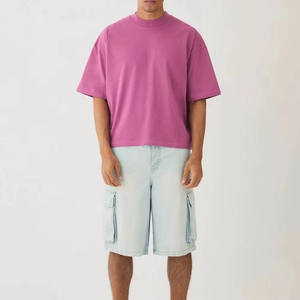 Camiseta Gráfica Personalizada de Corte Holgado para Hombre, Camisetas de Moda de Verano, 100% Algodón, Oversize, Antiarrugas - Product Image 2
