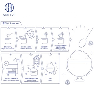 Polvo de Nieve con Sabor a Coco en Bolsa ONE TOP, 1 kg, Ingrediente Premium para Té de Burbujas de Taiwán - Product Image 5
