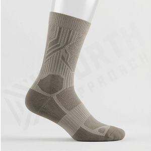 Chaussettes de basketball tissées mi-mollet, respirantes, performantes, durables, douces, pour la gym, l'entraînement et le jeu, couleur personnalisable, adaptées à la tenue en paire - Product Image 3