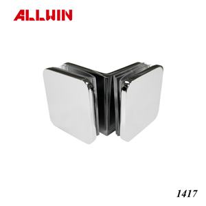 ตัวหนีบกระจกแบบกำหนดเองทำจากทองเหลืองแท้ 135 องศา สำหรับรั้วประตูกระจก - Product Image 2