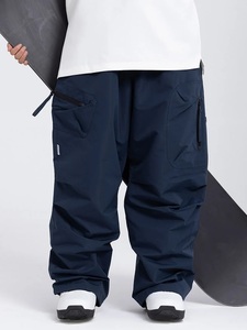 <b>Mens</b> <b>Khaki</b> Snowboard Jacket Oversized Baggy Fit Multi Pocket <b>Cargo</b> Waterproof -Tex Plus Size - Product Image 4