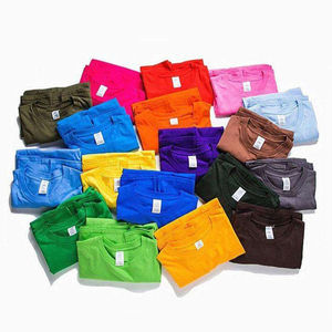 Camiseta de Algodón Lisa para Mujer, Talla Grande, Hombros Caídos, Cuello Redondo, Color Blanco y Negro, Personalizable - Product Image 3