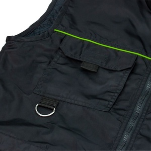 Chaleco de Trabajo para Manipulación de Perros, para Hombre, Negro y Verde, con Bolsillos con Cremallera, Resistente al Viento, Uniforme de Entrenamiento para Exteriores, con Logotipo Personalizado Impreso, OEM - Product Image 4