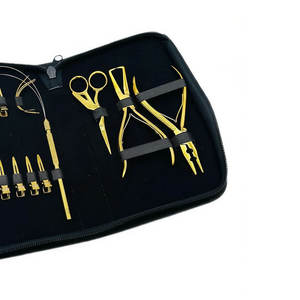 Kit d'outils pour extensions de cheveux et micro-liaisons avec logo personnalisé, couleur unie unique, design personnalisé, professionnel pour salon de coiffure - Product Image 6