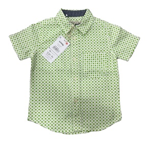 Chemise décontractée de style européen en coton pour garçon de 1 à 7 ans, vêtements de printemps et d'automne avec impression AOP, fabriquée au Bangladesh - Product Image 1