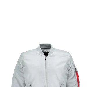 <b>Men</b>’s Slim Fit Bomber <b>Jacket</b> Custom Stand Collar Winter Waterproof Windproof <b>Lightweight</b> Zip-Up Wholesale Supplier - Product Image 2