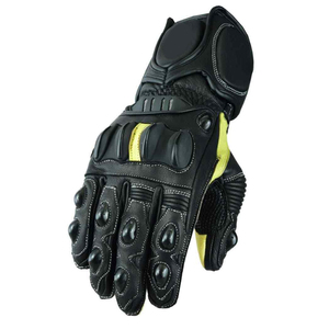 Professional Custom Made Leather Motorcycle Training <b>Gloves</b> with <b>Touch</b> <b>Screen</b> Function for Winter Outdoor Use - Product Image 4