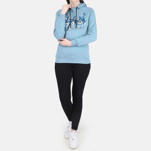 Nouveau sweat à capuche zippé personnalisé imprimé et teint pour femme, style vintage, coupe oversize, en coton, décontracté, hiver, respirant, écologique - Product Image 4