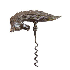 Ouvre-bouteille de vin en acier inoxydable de qualité supérieure, tire-bouchon en forme d'équitation de chevaux marins, poignée en laiton poli fantaisie, accessoire de bar professionnel - Product Image 1