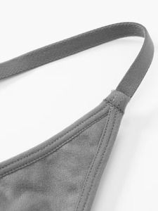 Seamless Plunge Neck Sports Bra Convertible Cross Back Adjustable Thin Straps Ribbed Elastic <b>Underbust</b> Gym Workout Bralette - Product Image 4