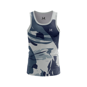 Débardeurs Homme Personnalisables à Col Rond en Polyester Léger Séchage Rapide, Style Vintage, Haute Qualité, pour le Sport et les Loisirs d'Été - Product Image 4