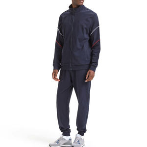 Oversized Printed Solid <b>Pullover</b> Tracksuits Set Winter Two-Piece Baggy Sweatpants Hooded Collar 100% Polyester <b>Men's</b> Tracksuits - Product Image 2