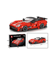 42172 P1 Blocs de construction techniques Super Racing 1:8 Modèle de voitures de sport super rapides Briques Jouets pour garçons Cadeaux 3893 pièces