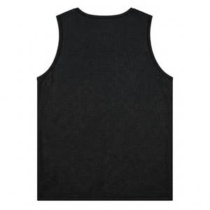 Débardeur de sport en mesh pour homme de haute qualité, séchage rapide, sans manches, vêtements de sport, entraînement physique, course à pied - Product Image 3