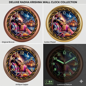 Radha Krishna Personalized Promotional Office Products Timepiece <b>Mandir</b> Wall <b>Decor</b> for Valentine's Day & Christmas - Product Image 3