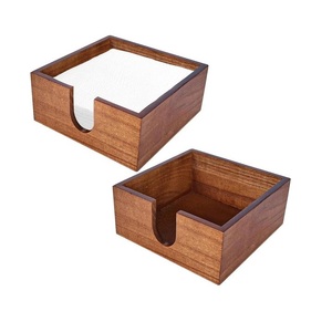 Moderno Soporte de Madera para Pañuelos de Papel, Color Marrón Oscuro, CRAFT WORLD EXPORT CWE-BS500, Ecológico y Duradero - Product Image 6