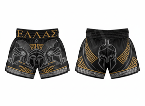 Shorts de Muay Thai en satin polyester 300 GSM, poids lourd, personnalisés pour la boxe, le MMA, les arts martiaux, l'entraînement en salle de sport, le kickboxing, pour hommes - Product Image 2