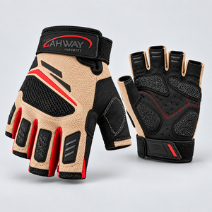 Professional Cycling Gloves With Breathable Fabric Comfortable Fit Durable Palm Anti Slip Silicone Grip Shock Absorbing Padding - Product Image 5
