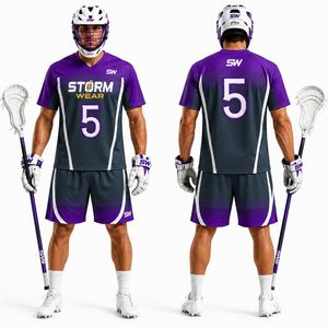 Uniformes de lacrosse pour hommes les plus vendus, meilleure qualité, sur mesure, séchage rapide, 100 % polyester, vêtements d'équipe, uniformes de lacrosse pour adultes. - Product Image 1