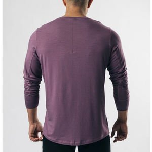 เสื้อยืดแขนยาวโอเวอร์ไซส์ผู้ชายรุ่นล่าสุด ผ้าฝ้าย 100% สกรีนโลโก้ตามสั่ง สไตล์ลำลองแนวสตรีทแวร์ - Product Image 2