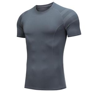 Sports Top T Shirts Rashguard Custom Rash Guard Fitness Gym Shirt Rash Guard Men Short Sleeve Hot Selling Breathable <b>Tight</b> Shirt - Product Image 5