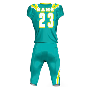 Custom Sublimated American Football Uniform Men's V-<b>Neck</b> Jersey Plus Size Eco-Friendly Moisture Wicking Anti-Bacterial - Product Image 6