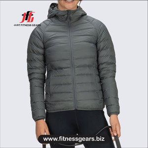 Winter <b>quilted</b> puffer jacket Women's polyester puffer Solid color puffer coat Polyester <b>wadding</b> jacket - Product Image 1