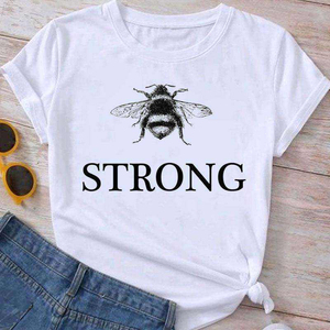 Camisetas de Mujer de Alta Calidad, Multicolores, 100% Algodón, con Logotipo Personalizado, Camisetas con Estampado Gráfico, Camisetas Extra Grandes para Mujer - Product Image 4