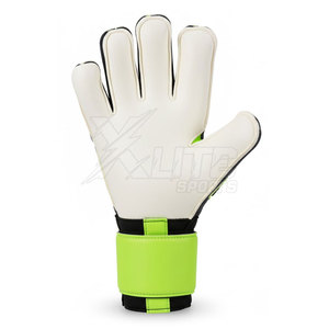 Gants de football d'entraînement personnalisés avec design de gardien de but, paume en latex antidérapante, dos en mesh et fermeture de poignet réglable pour l'extérieur - Product Image 4